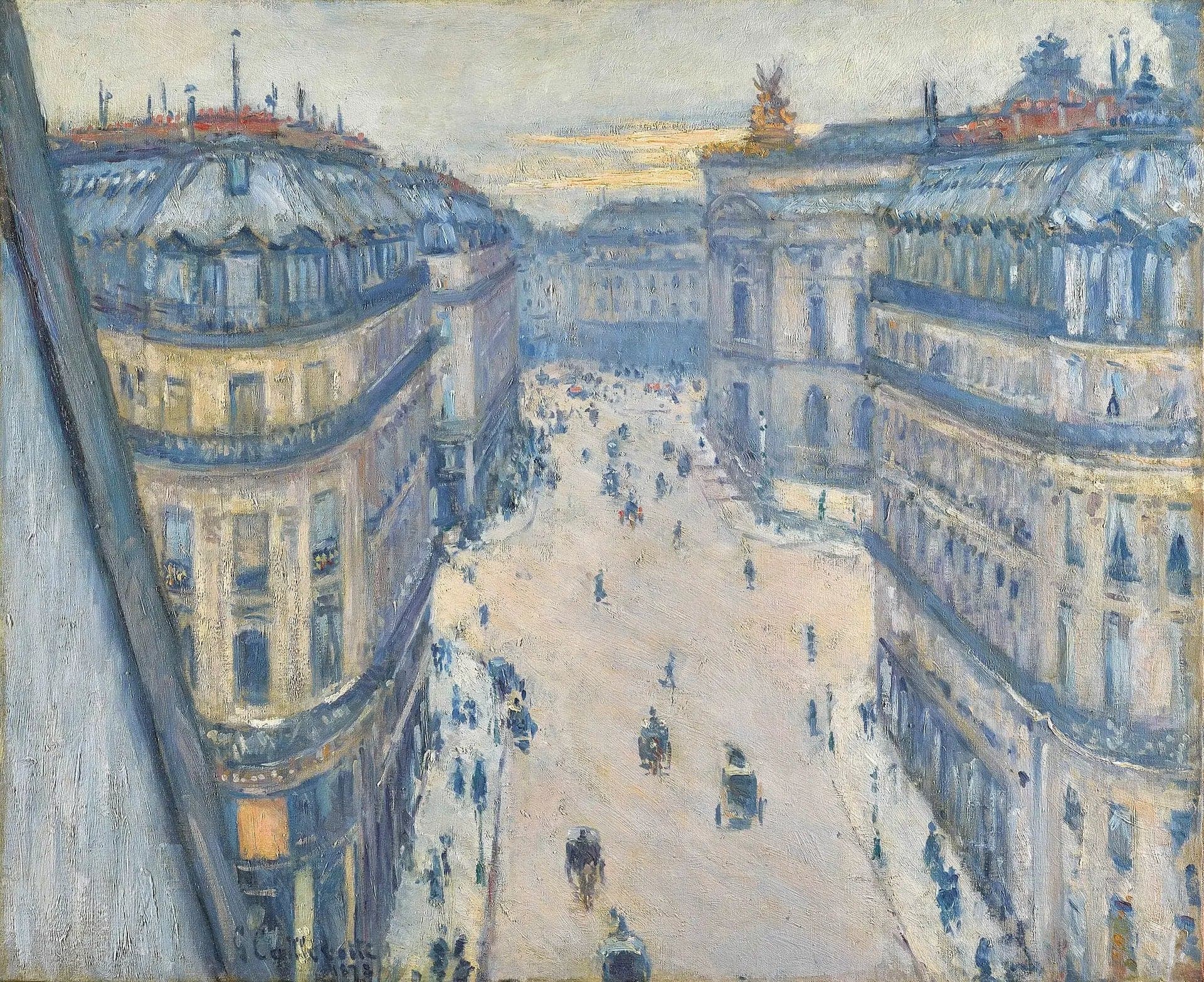 Rue Halévy, view from the sixth floor