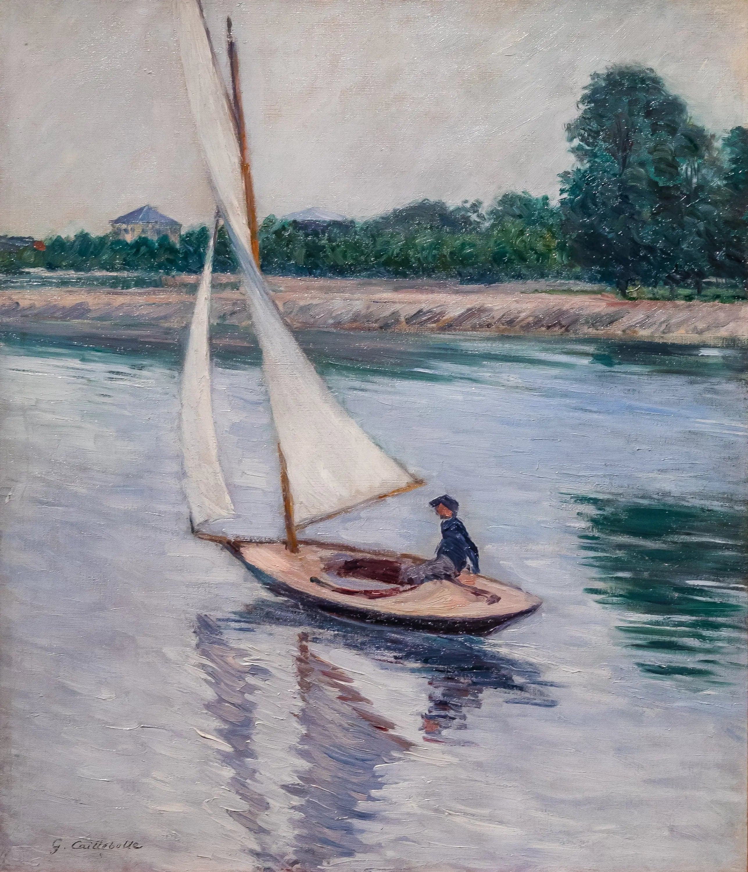 Sailboat on the Seine at Argenteuil