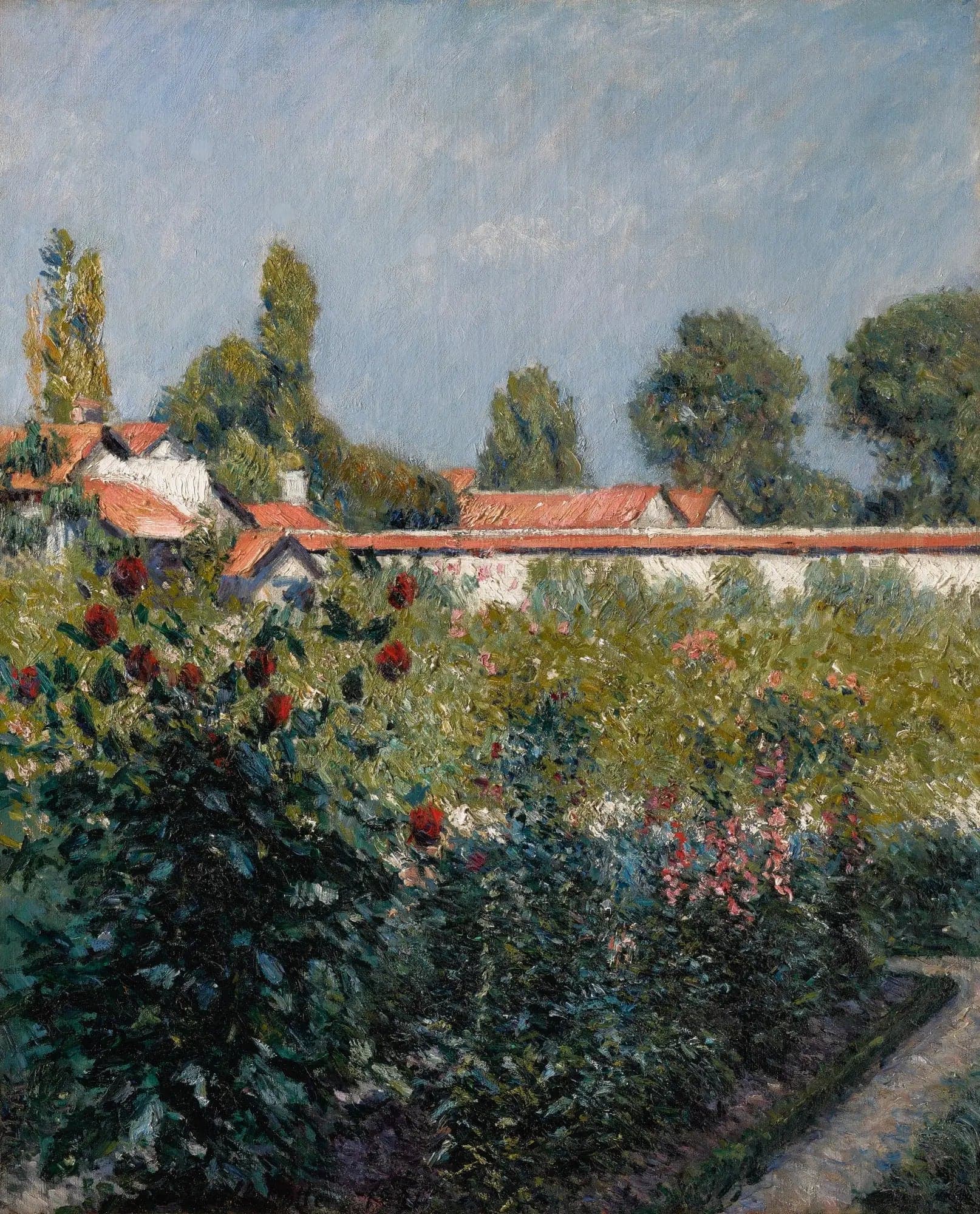 The Garden of Petit Gennevilliers, the Pink Roofs