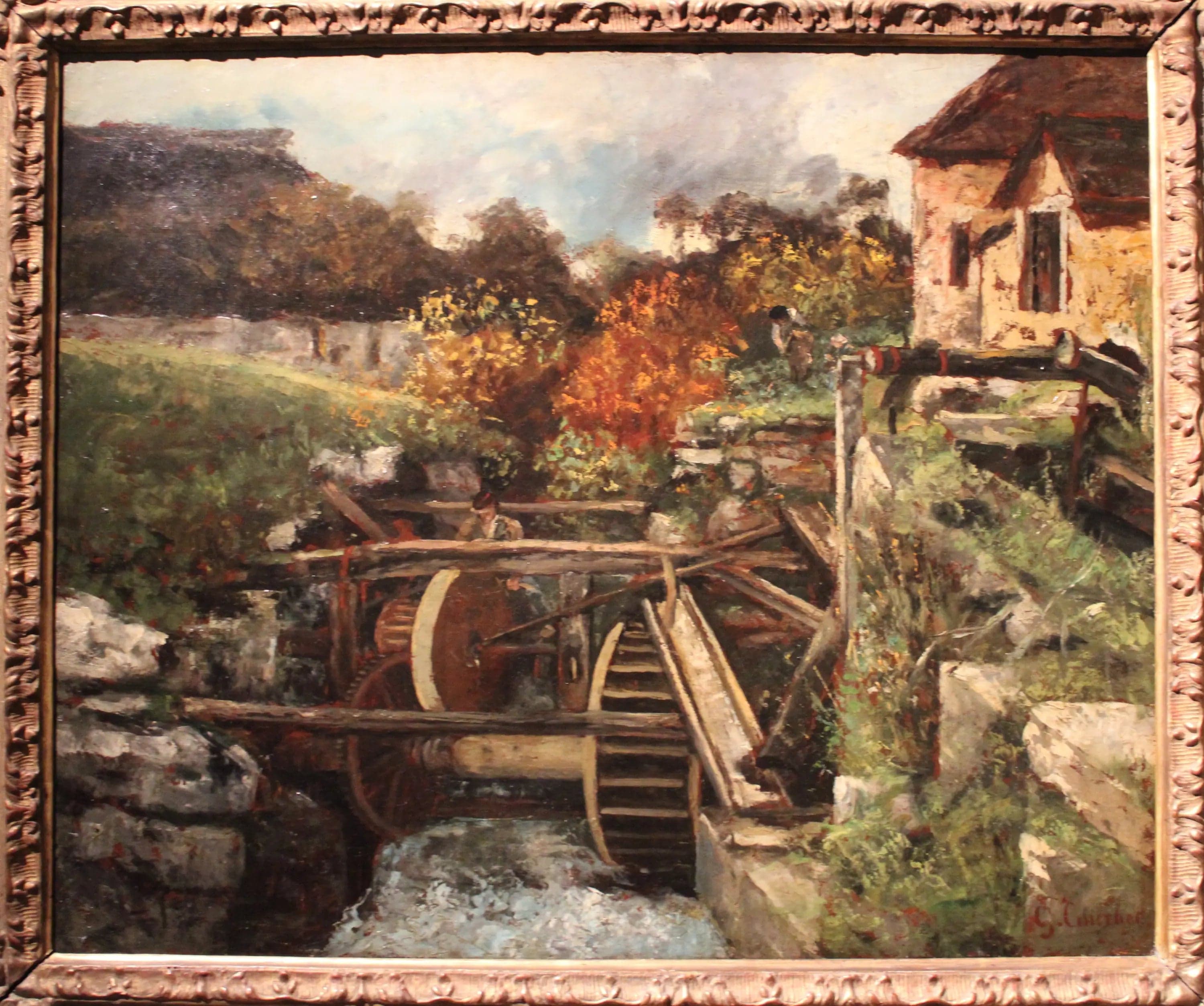 A stationery store in Ornans