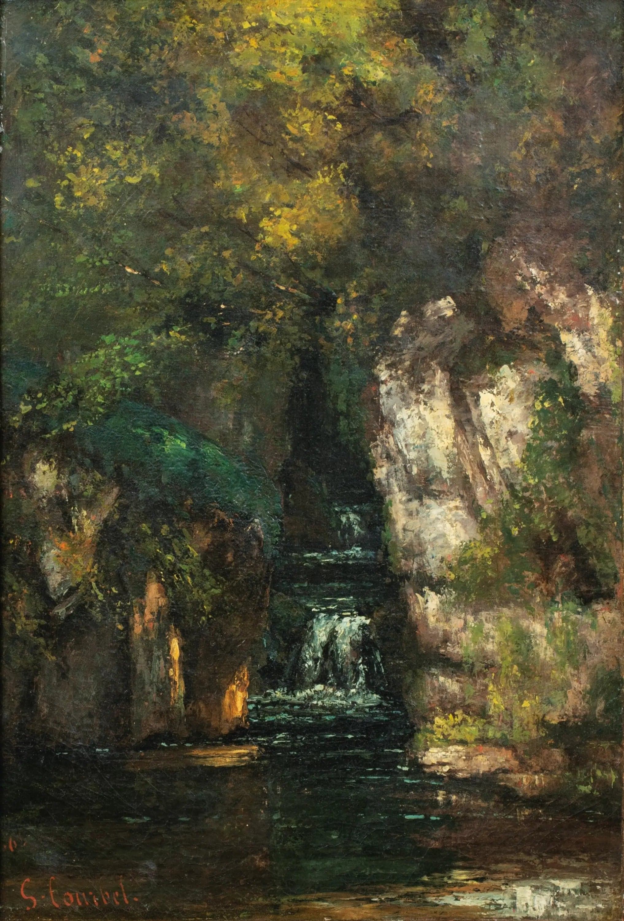 A waterfall near Ornans