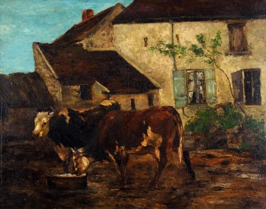 Farmyard near Étretat
