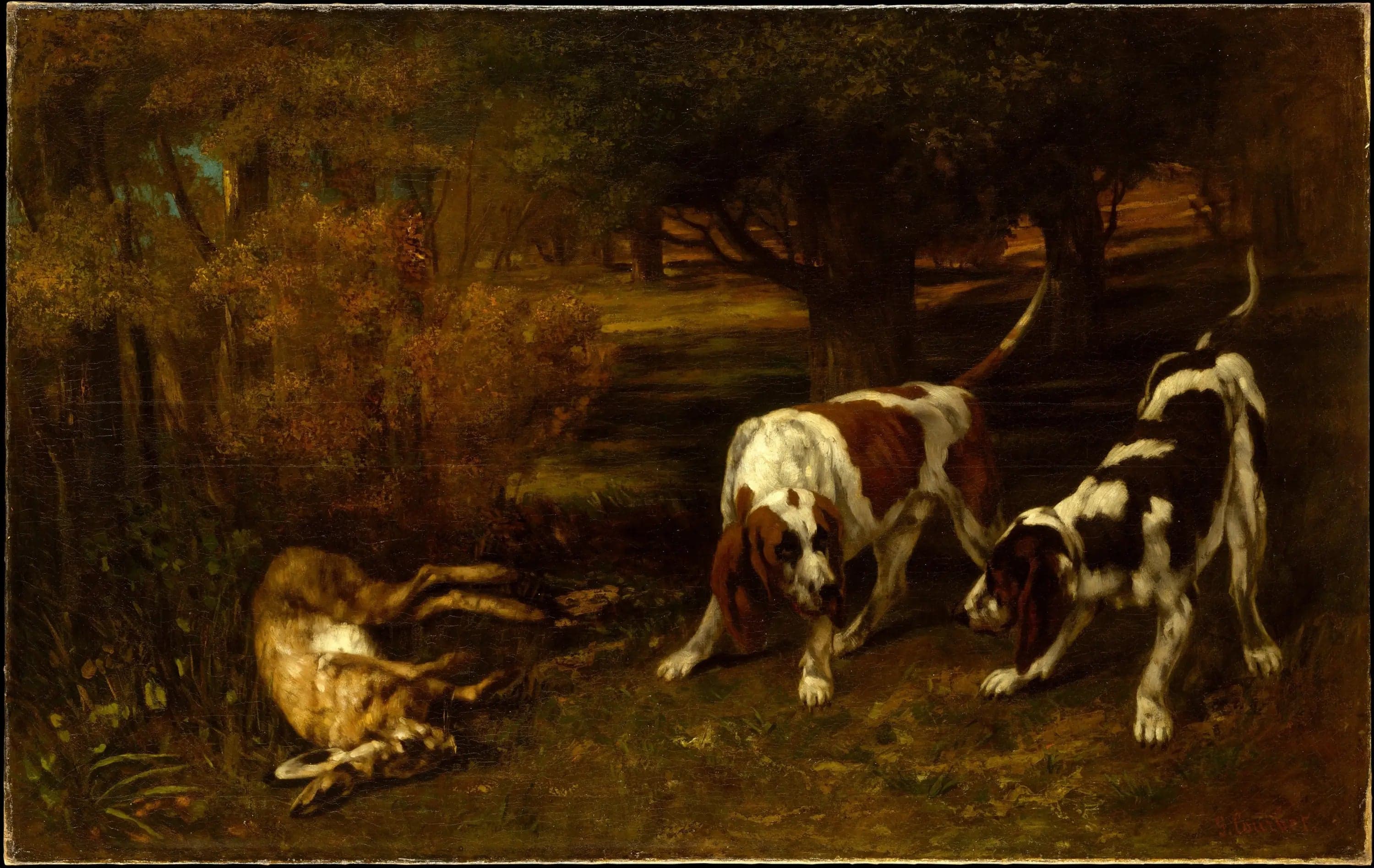 Hunting Dogs and Dead Hare