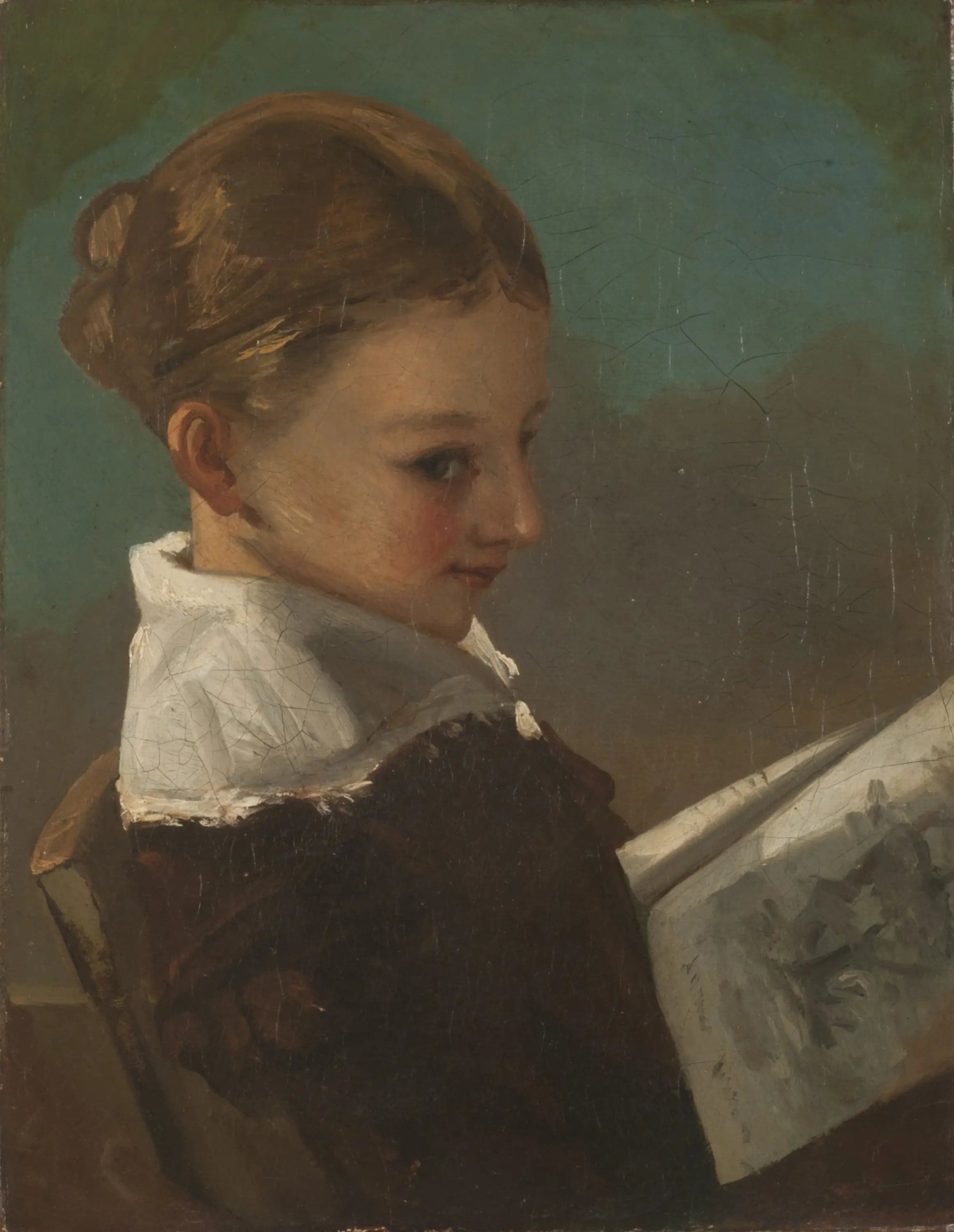 Juliette Courbet aged ten years