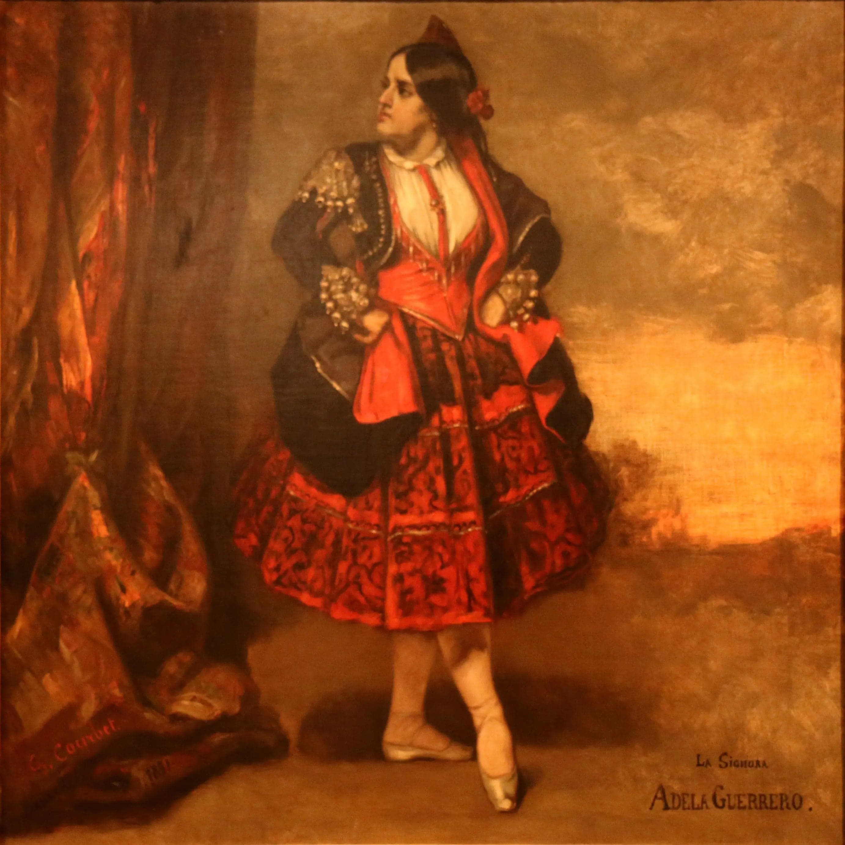La signora Adela Guerrero, danseuse espagnole