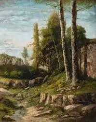 Landscape with Twin Trees