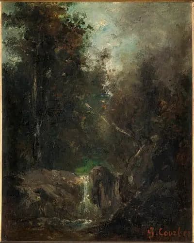Landscape with Waterfall