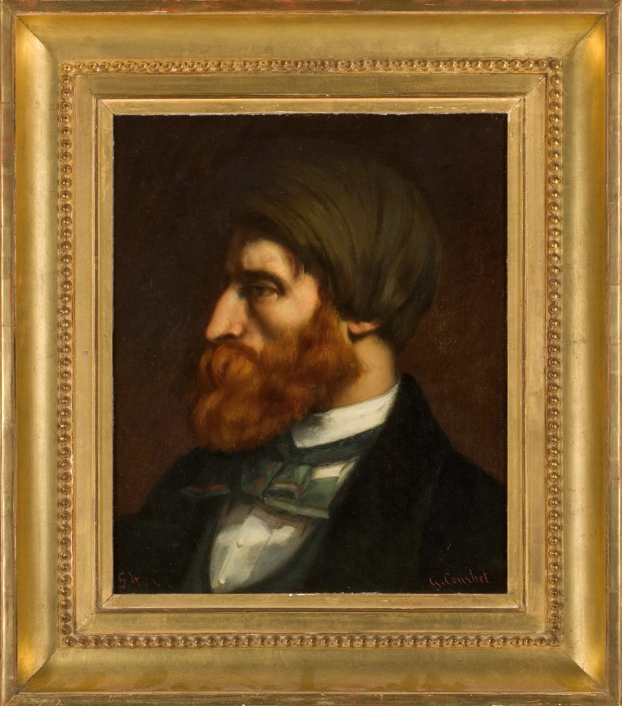 Portrait of Bruyas in profile, 1854
