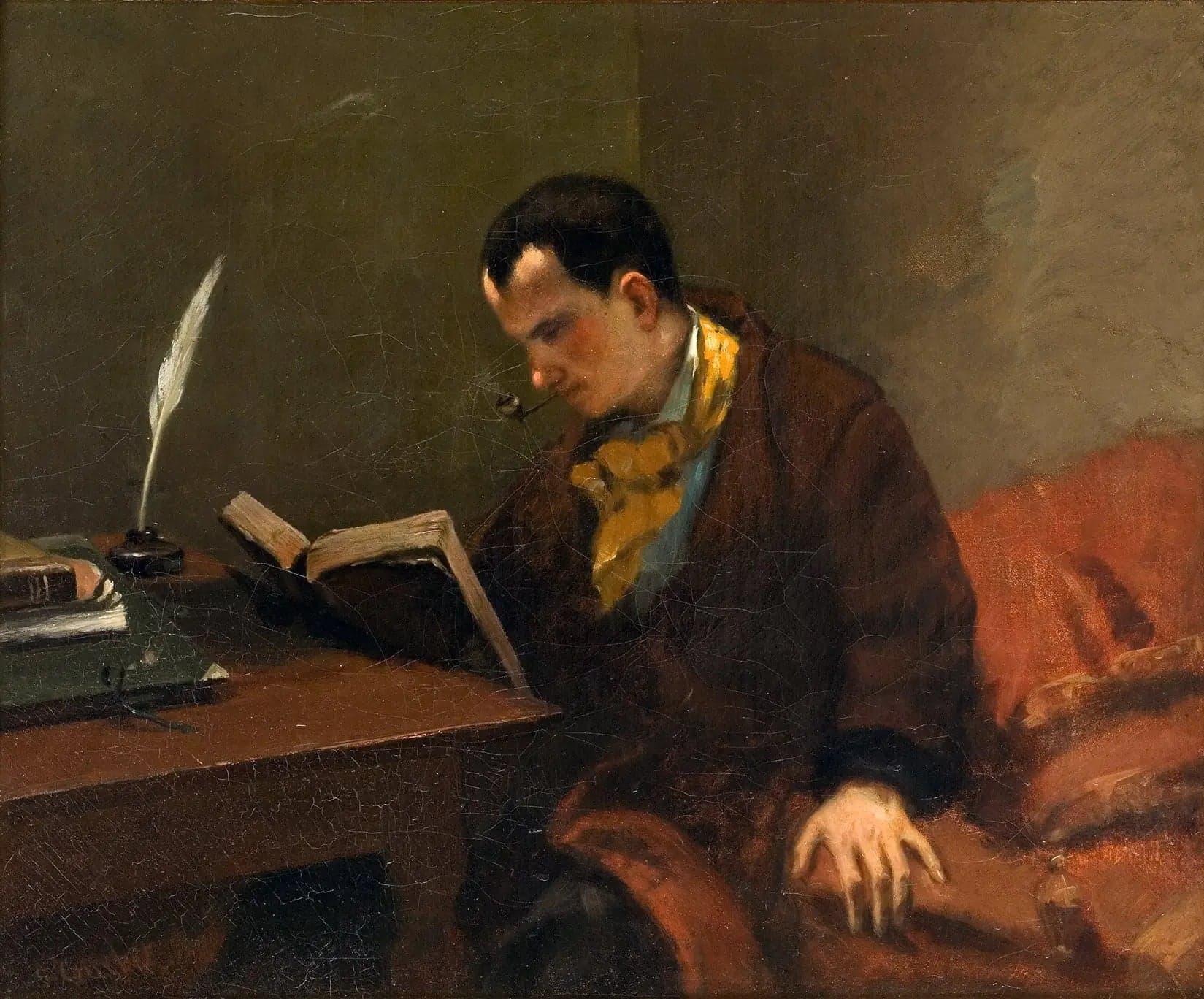 Portrait of Charles Baudelaire