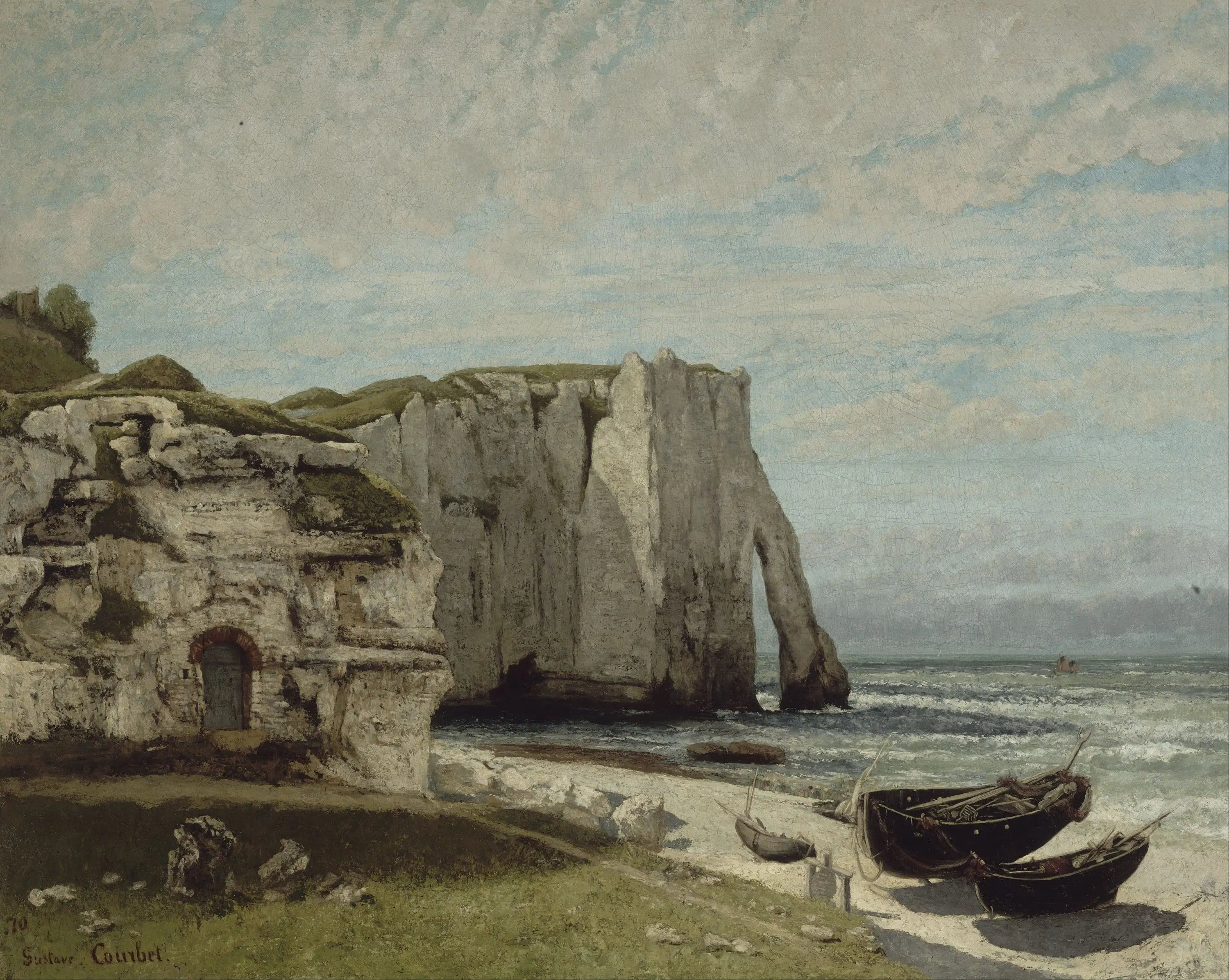 The Étretat Cliffs after the Storm