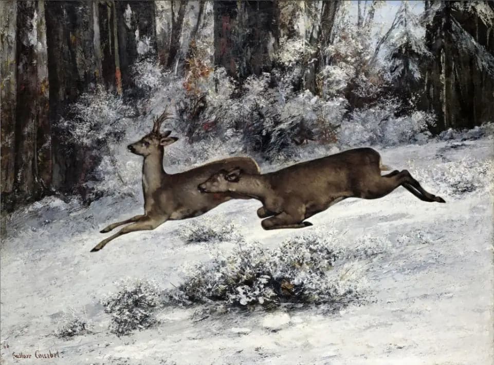 The Change, chasse scene in Franche-Comté