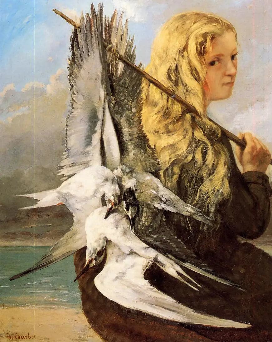 The Girl with Seagulls, Trouville
