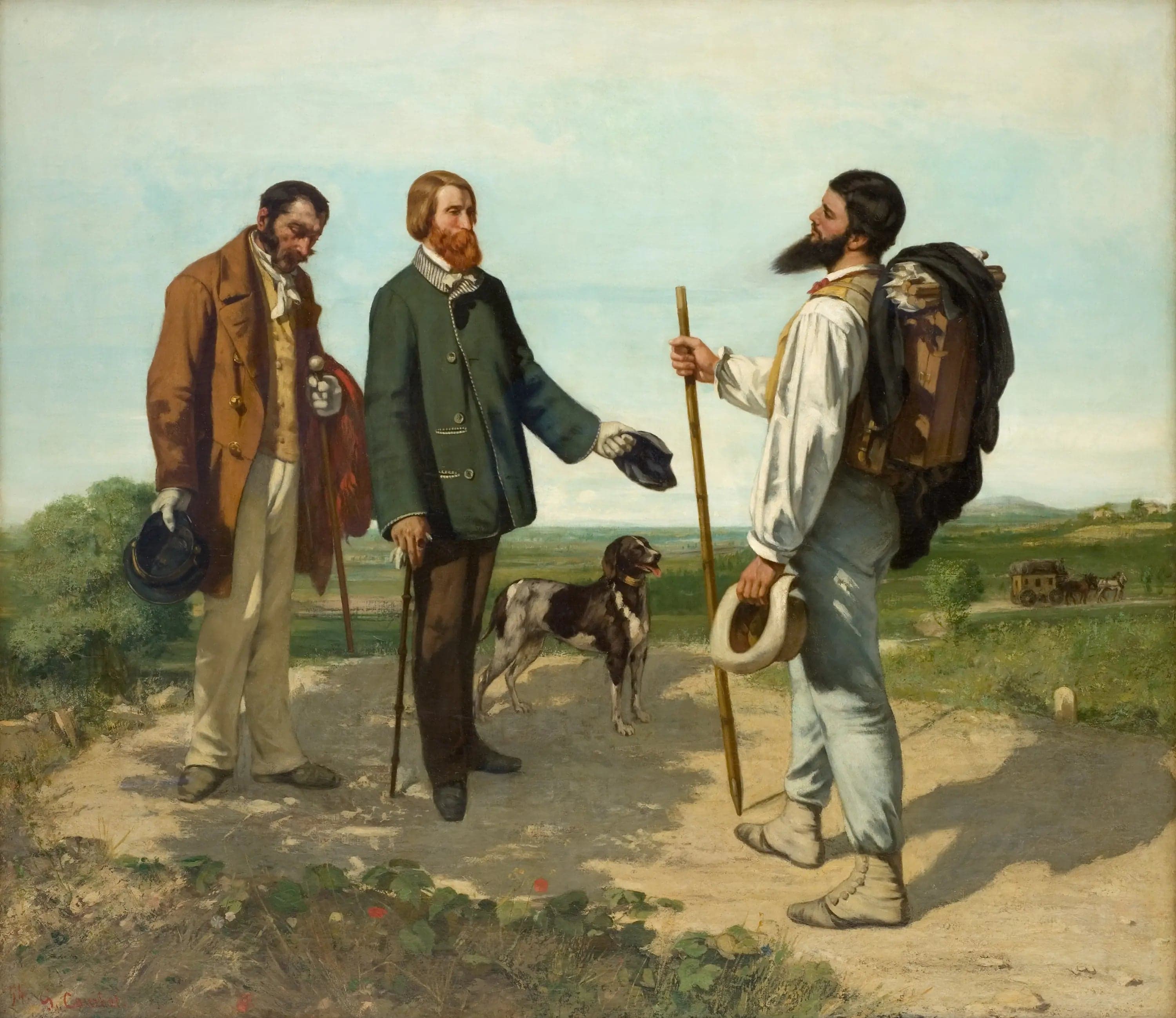 The Meeting, or Hello Mr. Courbet