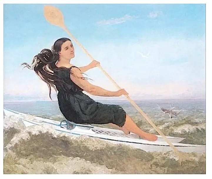 The Woman with the Podoscaphe