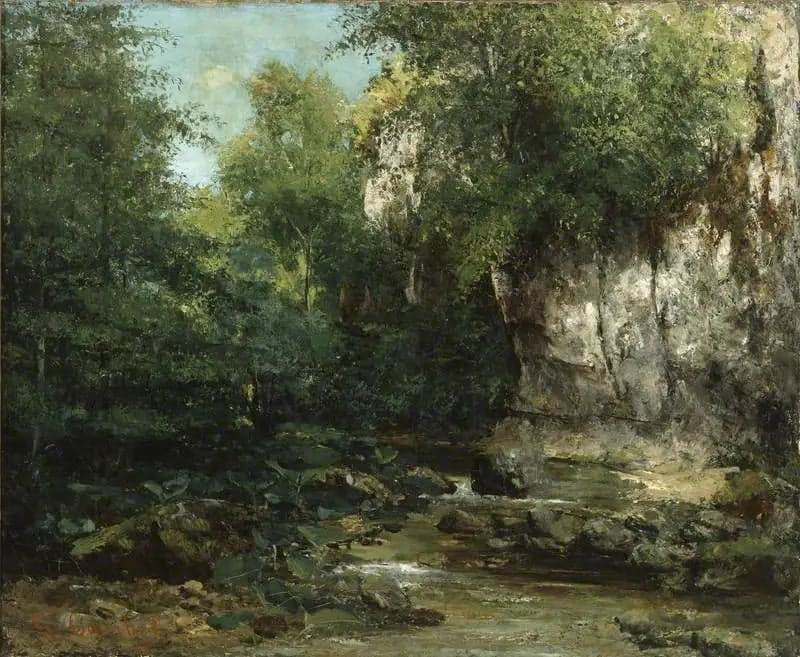 The banks of a stream
