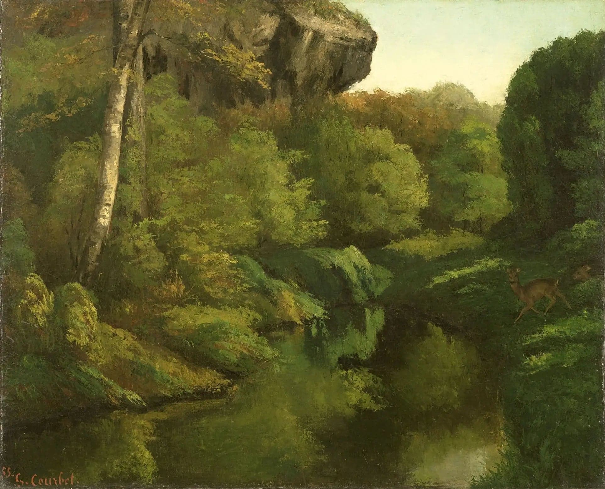 View of the Fontainebleau Forest