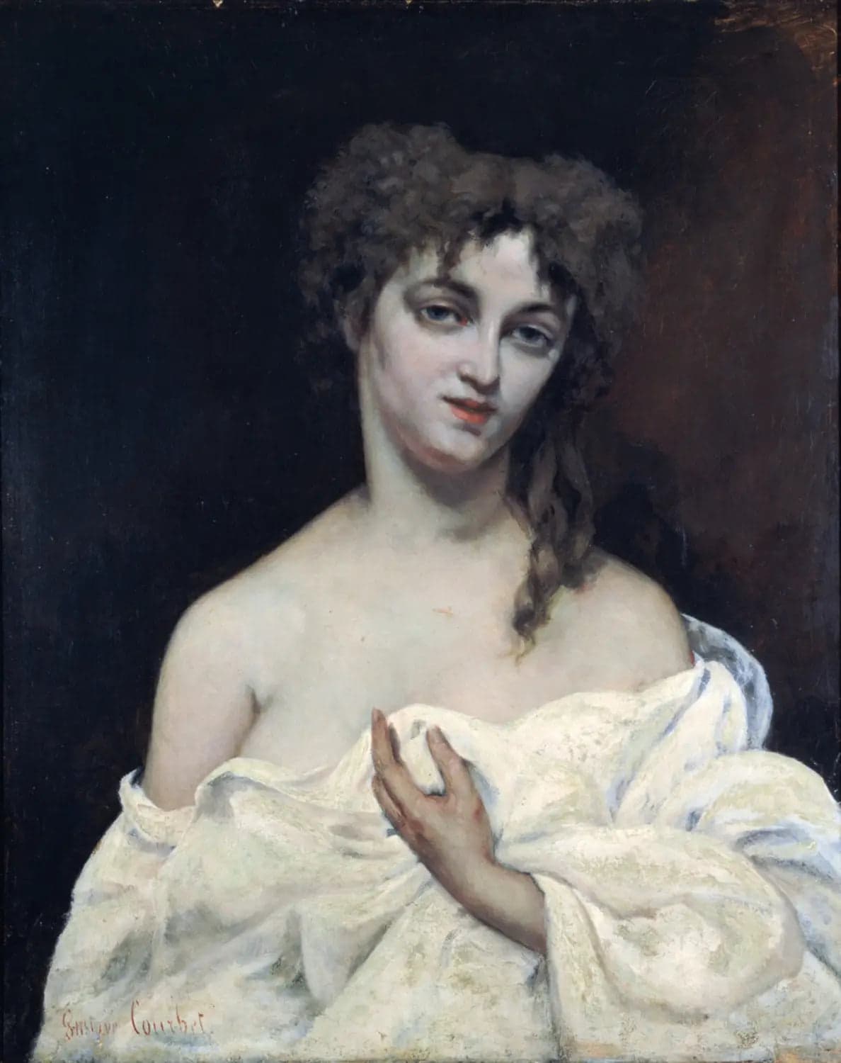 Woman with Nude Chest