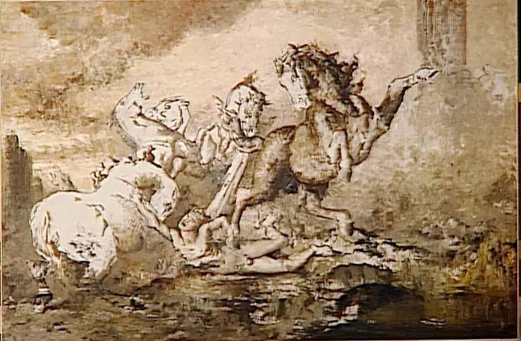 Diomède Devoured by His Horses