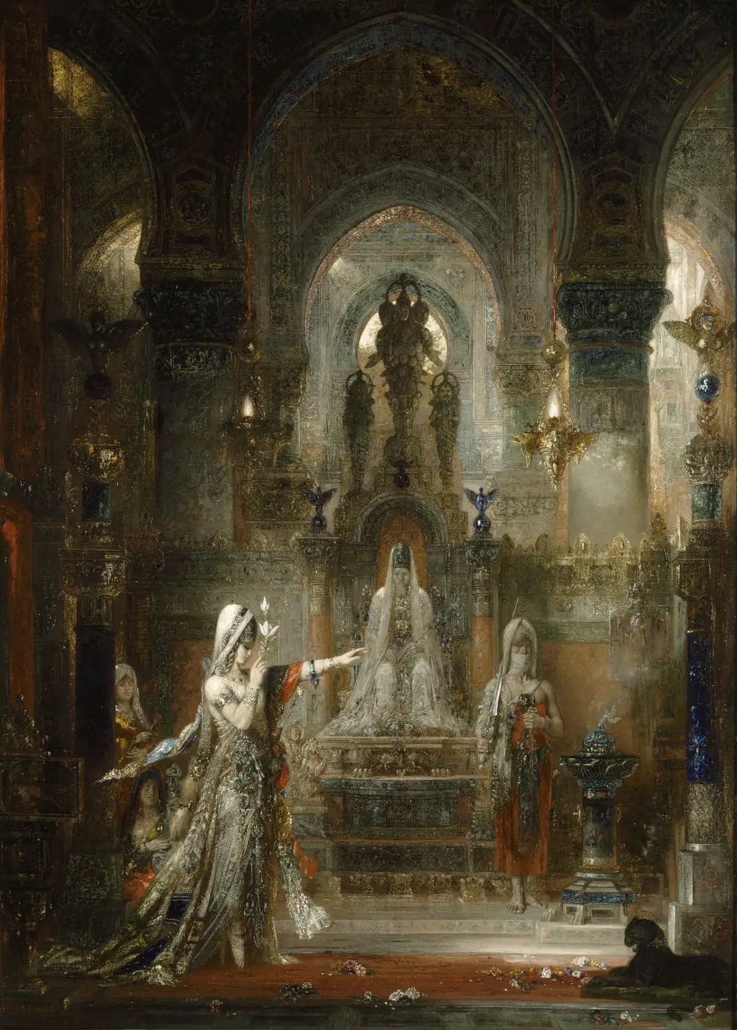 Salomé dancing in front of Herod