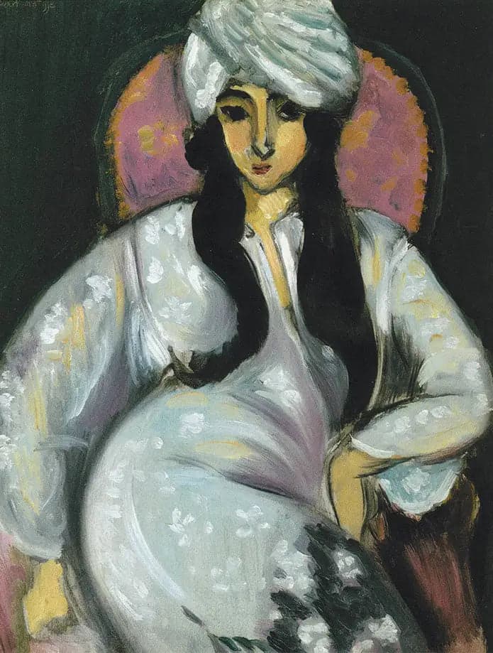 Laurette in a White Turban