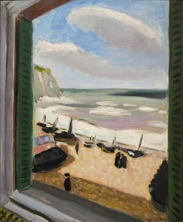 Open Window to the Sea at Étretat