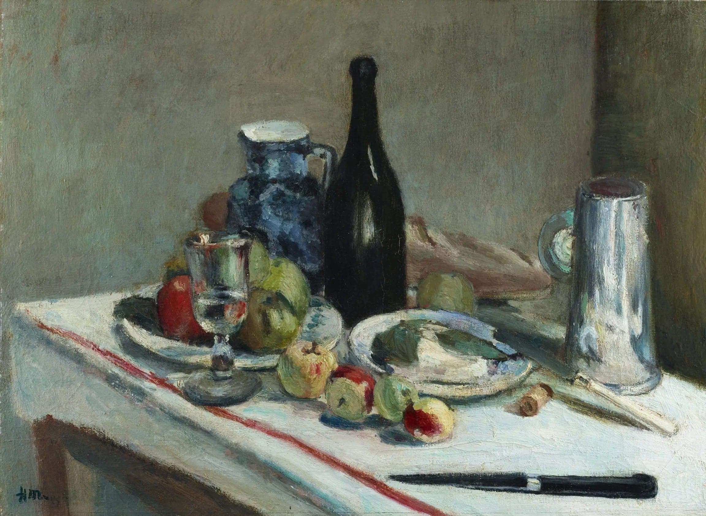 Still Life with Black Knife