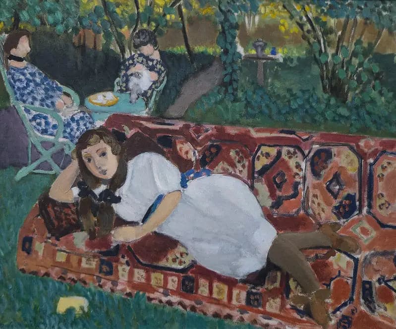 Young Girls in the Garden