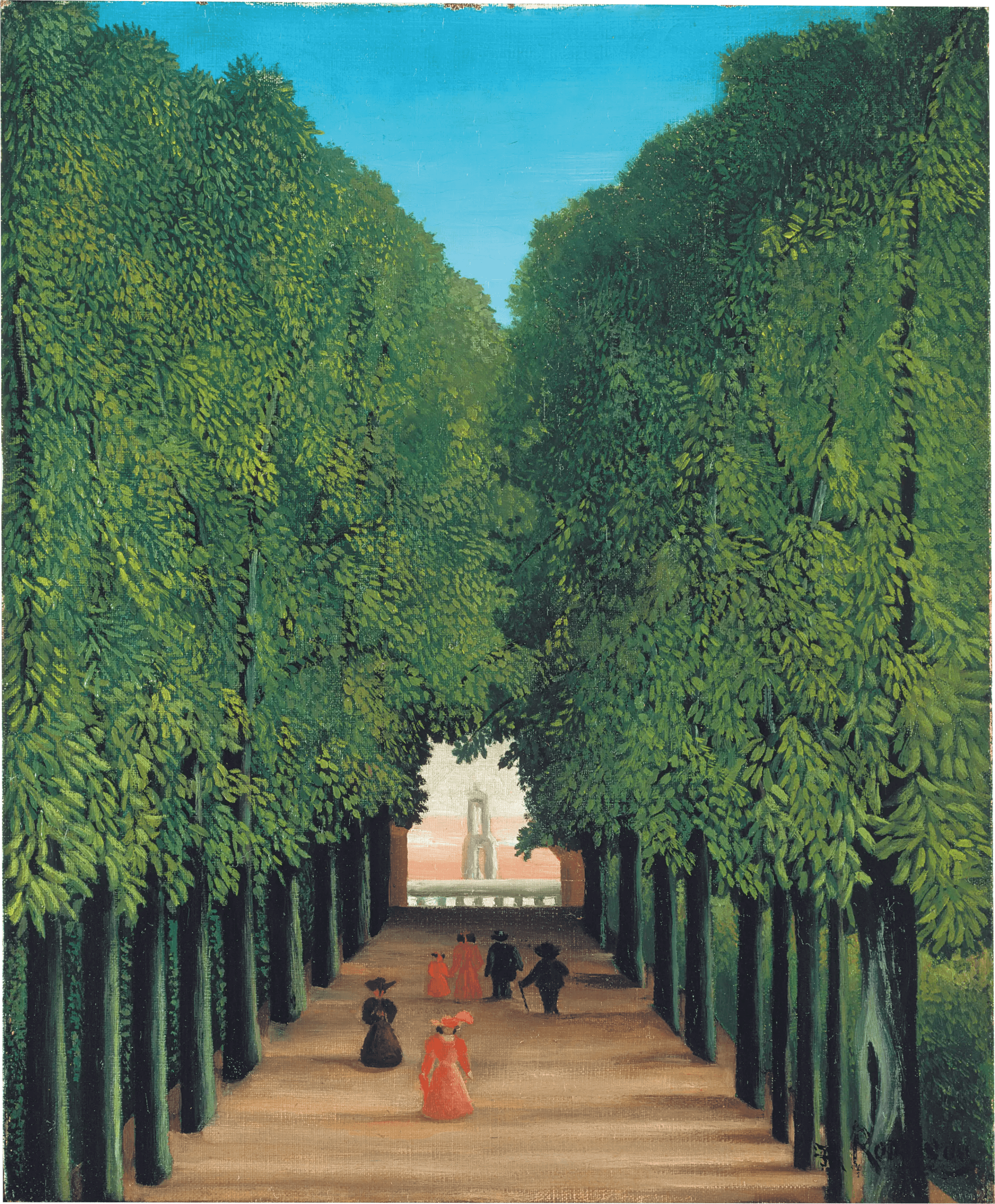 The Avenue of the Saint-Cloud Park