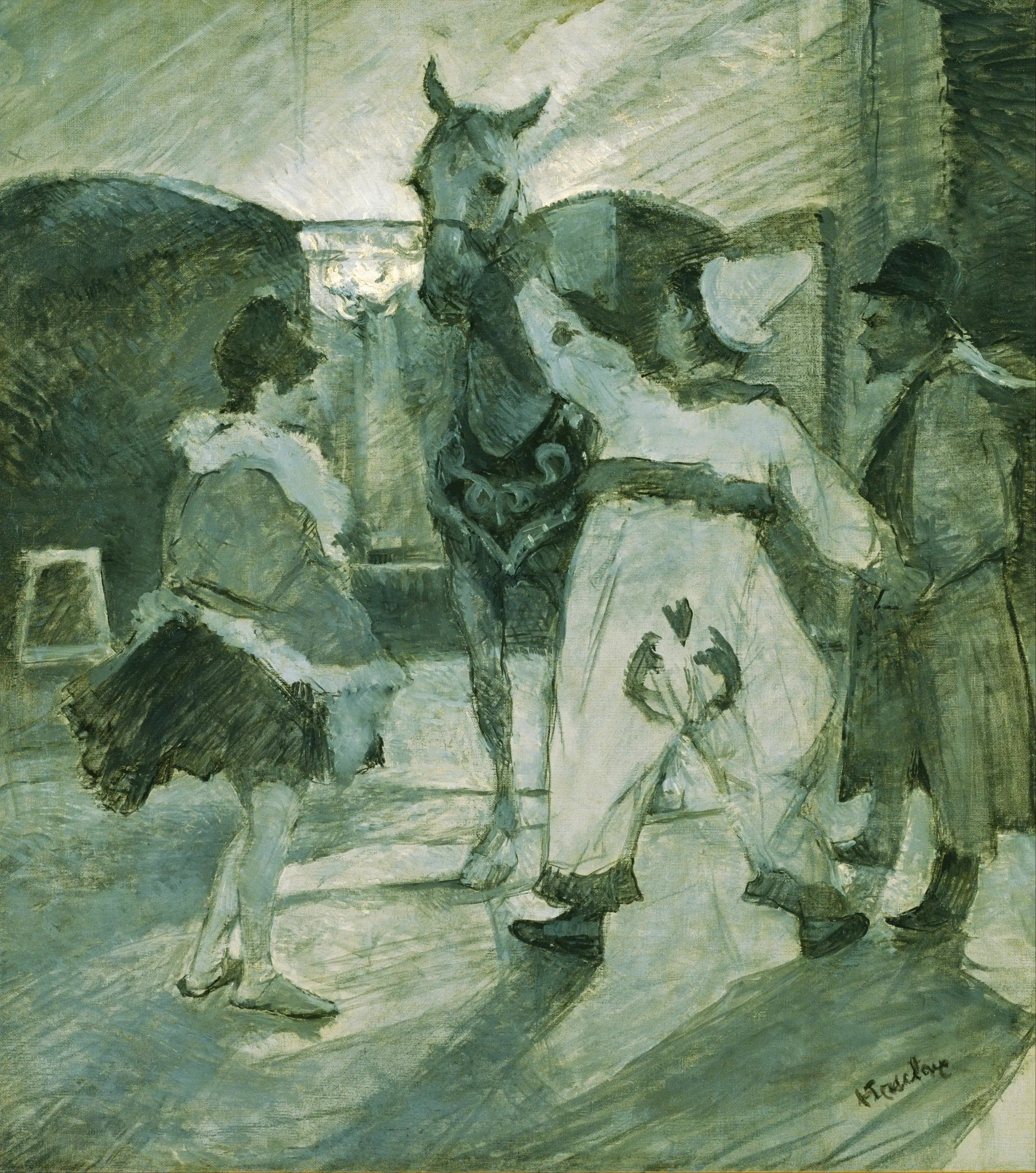 Behind the Scenes of the Circus - Henri de Toulouse
