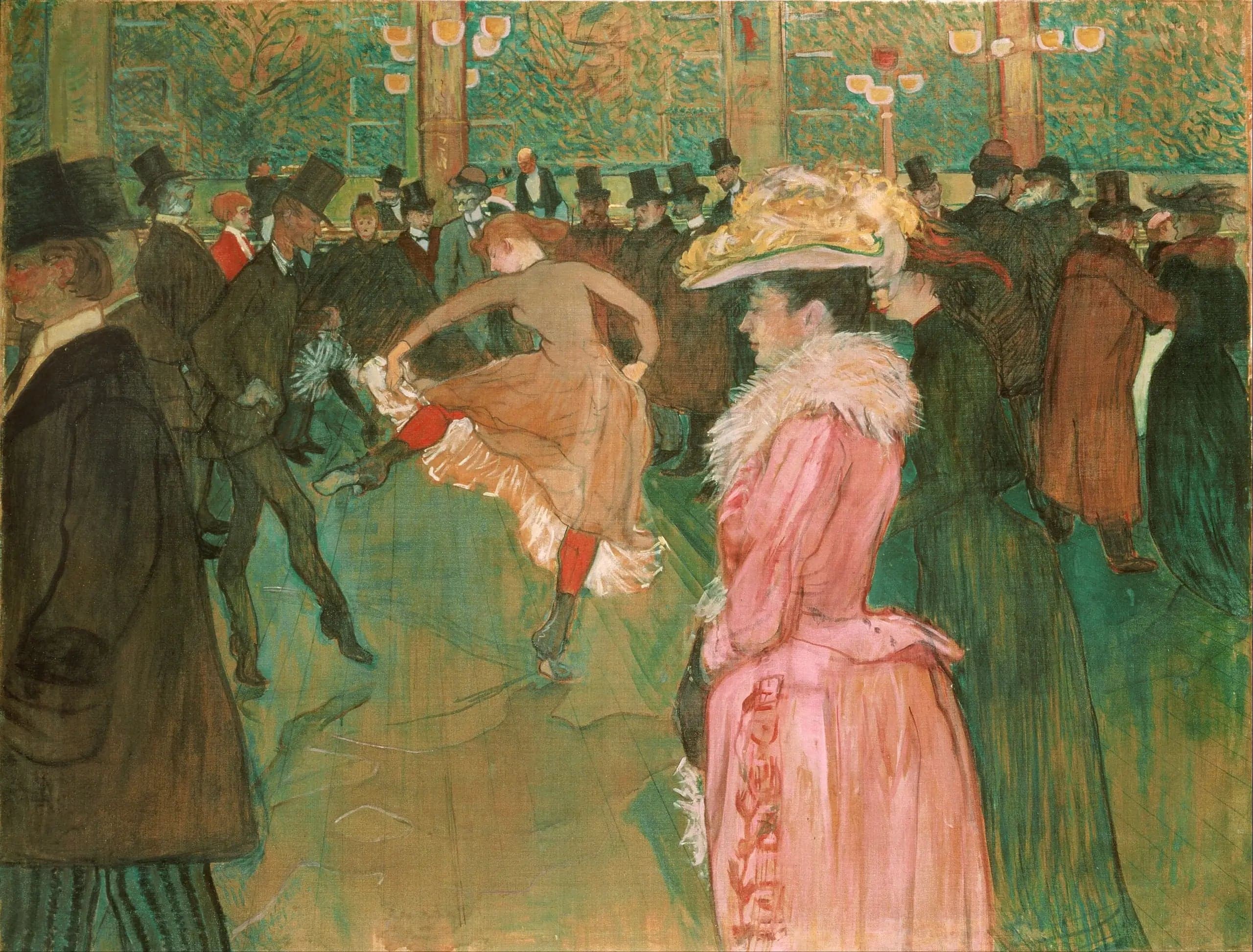 Dance at the Moulin-Rouge - Henri de Toulouse