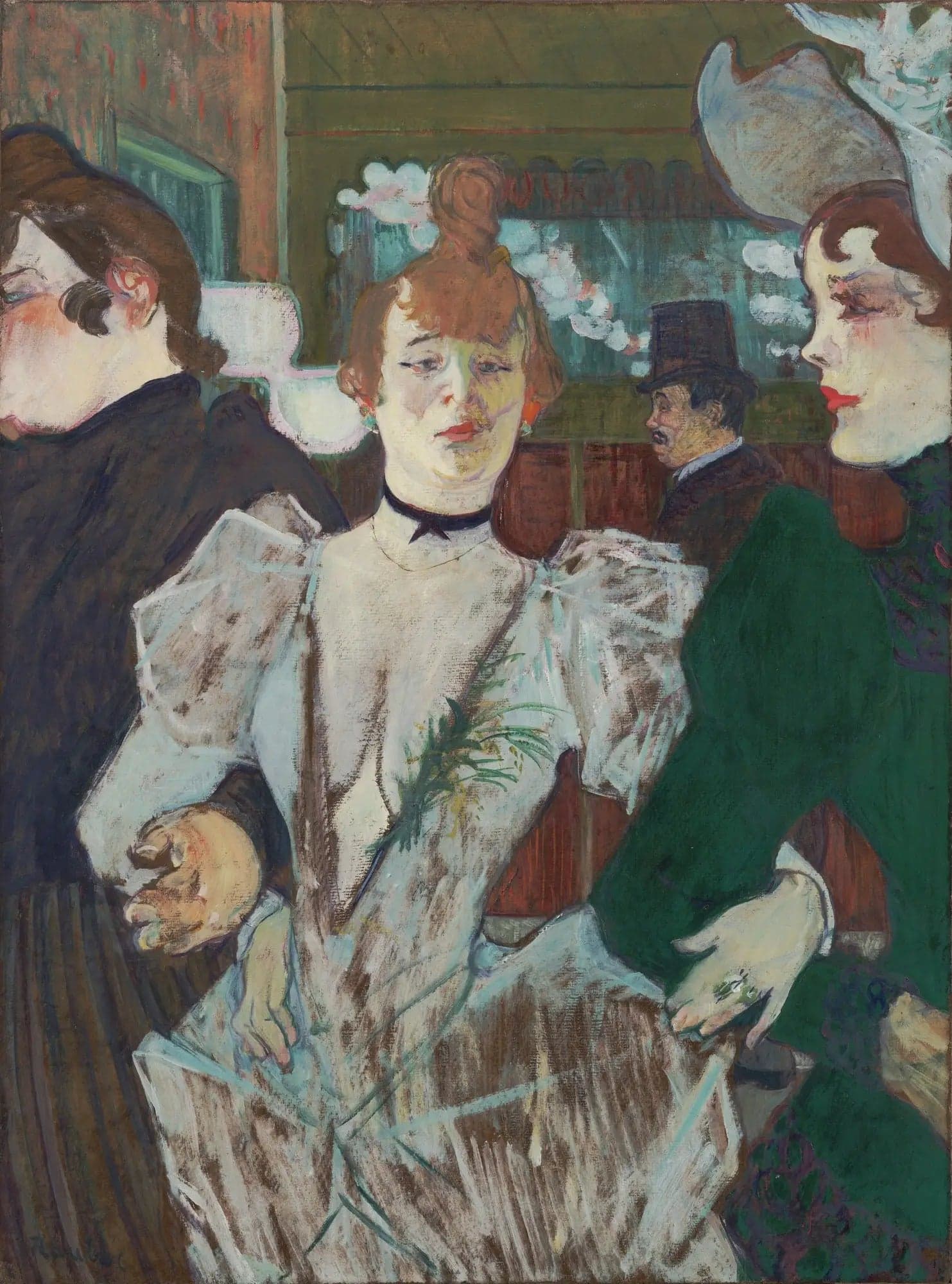 La Goulue entering the Moulin-Rouge - Henri de Toulouse