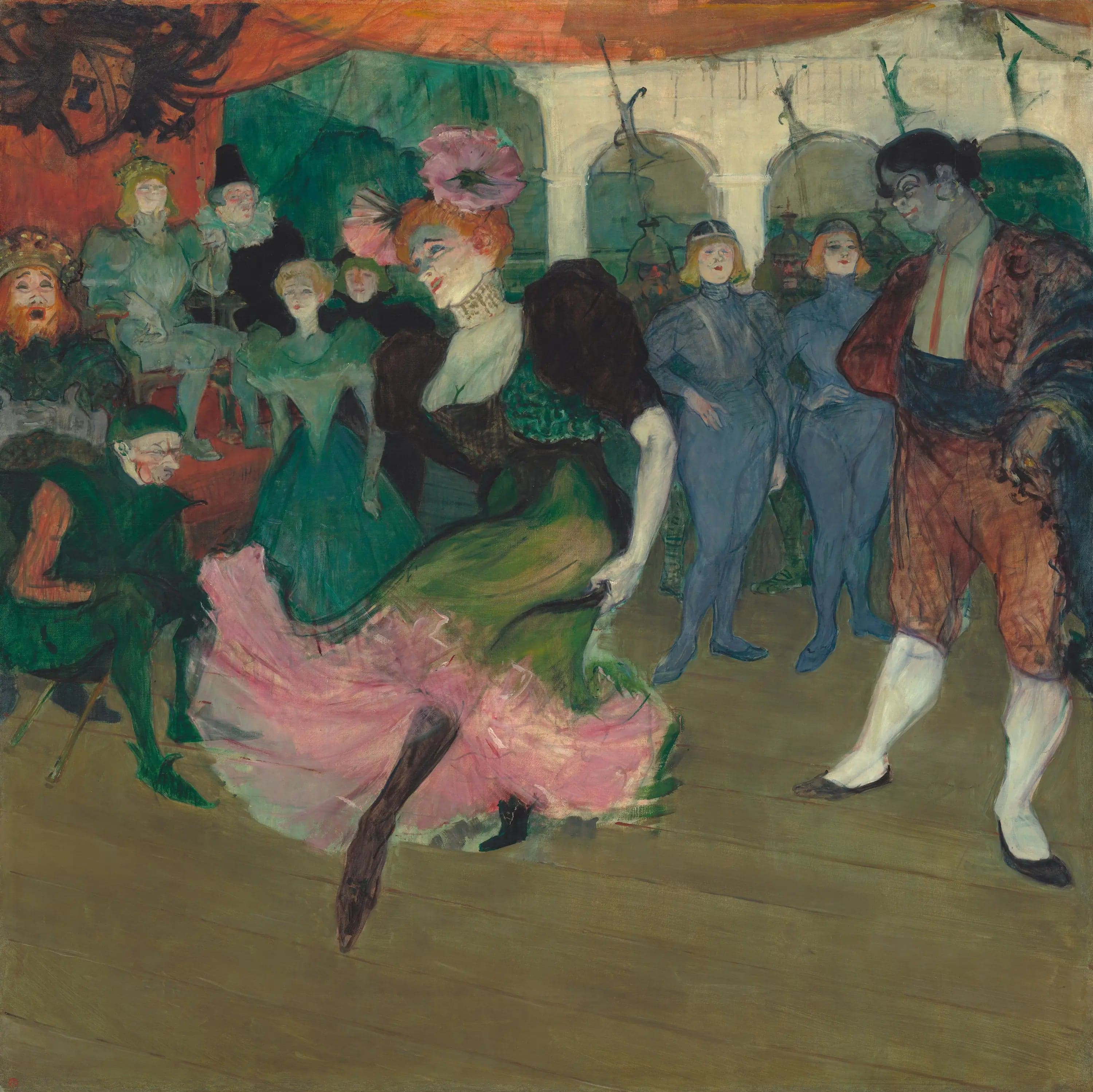 Marcelle Lender Dancing the Boléro in Chilpéric - Henri de Toulouse