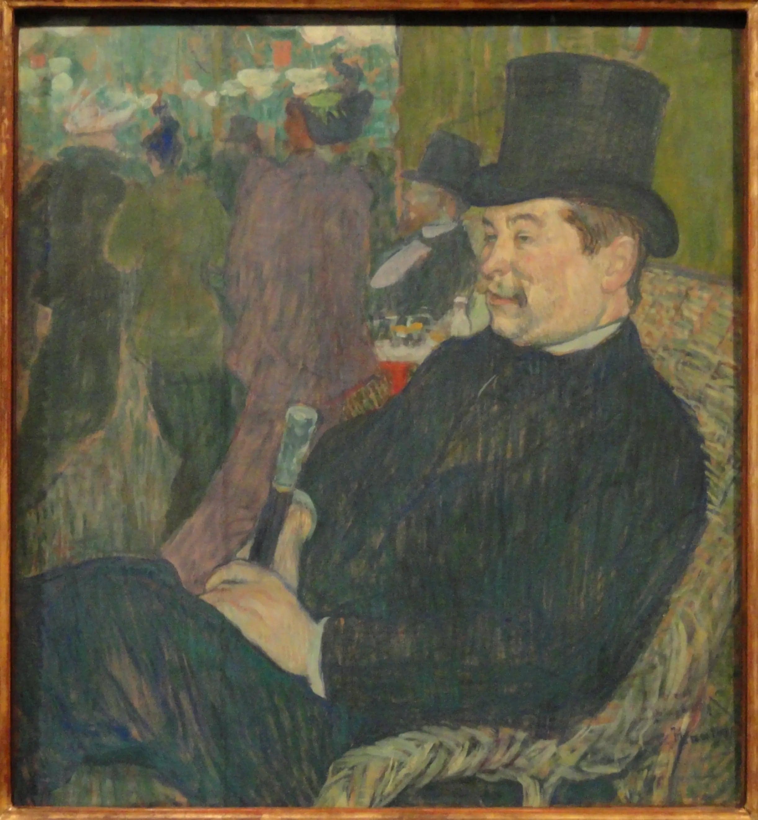 Portrait of Mr. Delaporte in the Garden of Paris - Henri de Toulouse