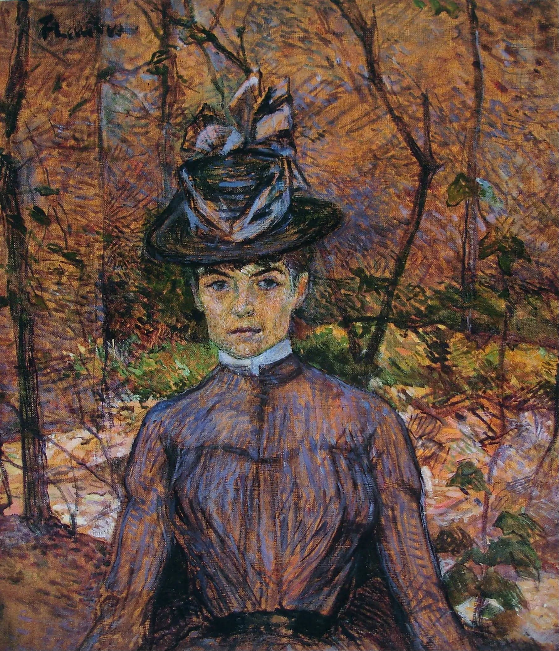 Portrait of Suzanne Valadon - Henri de Toulouse