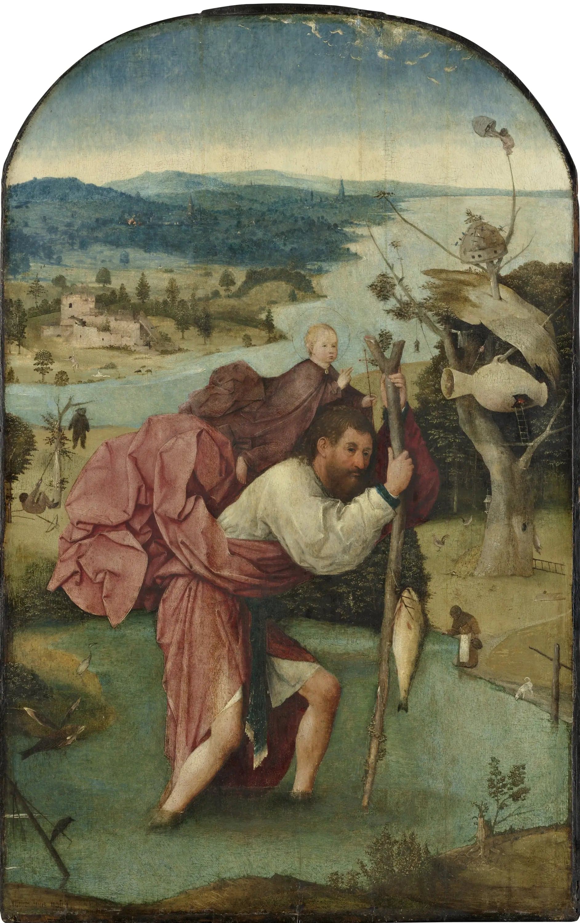 Saint Christopher carrying the Child Jesus