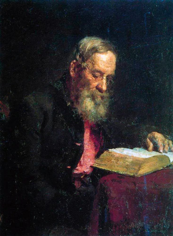 Portrait of Yefim Vasilyevich Repin, the artist's father