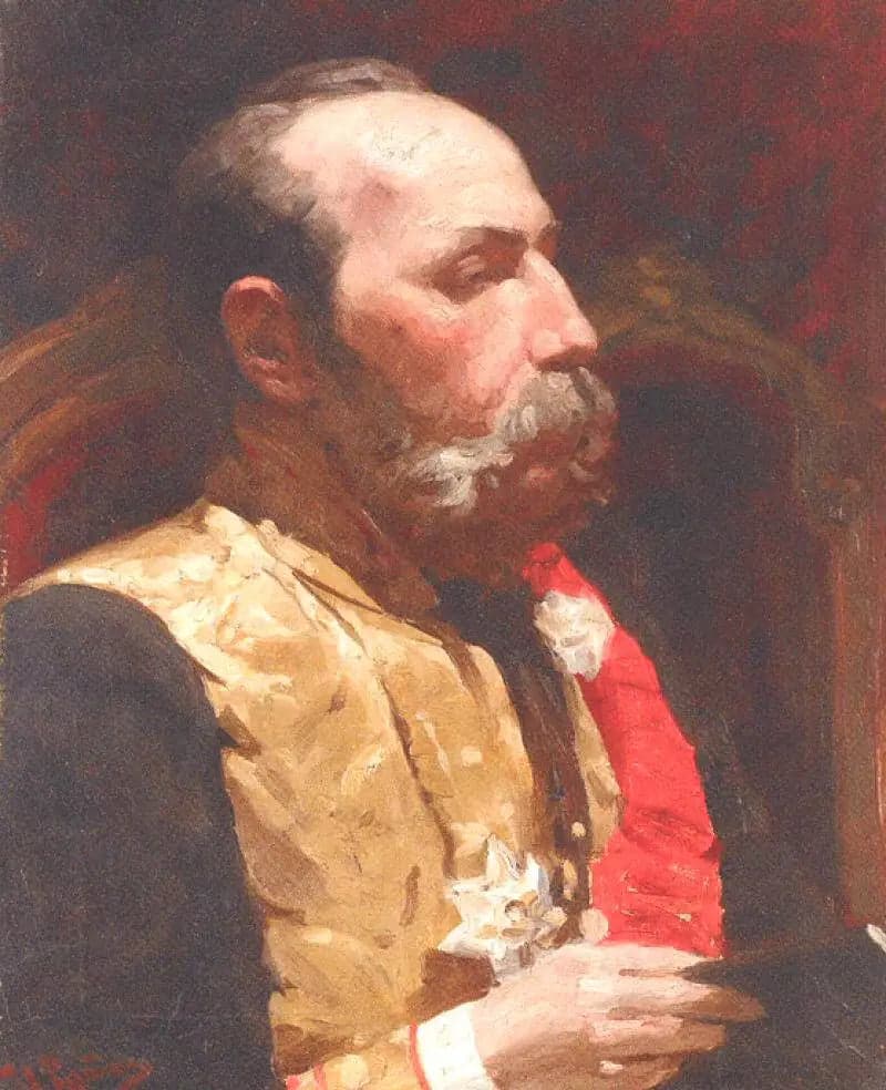 Portrait of the State Council member and senator Fiodor Gustavovitch Turner.