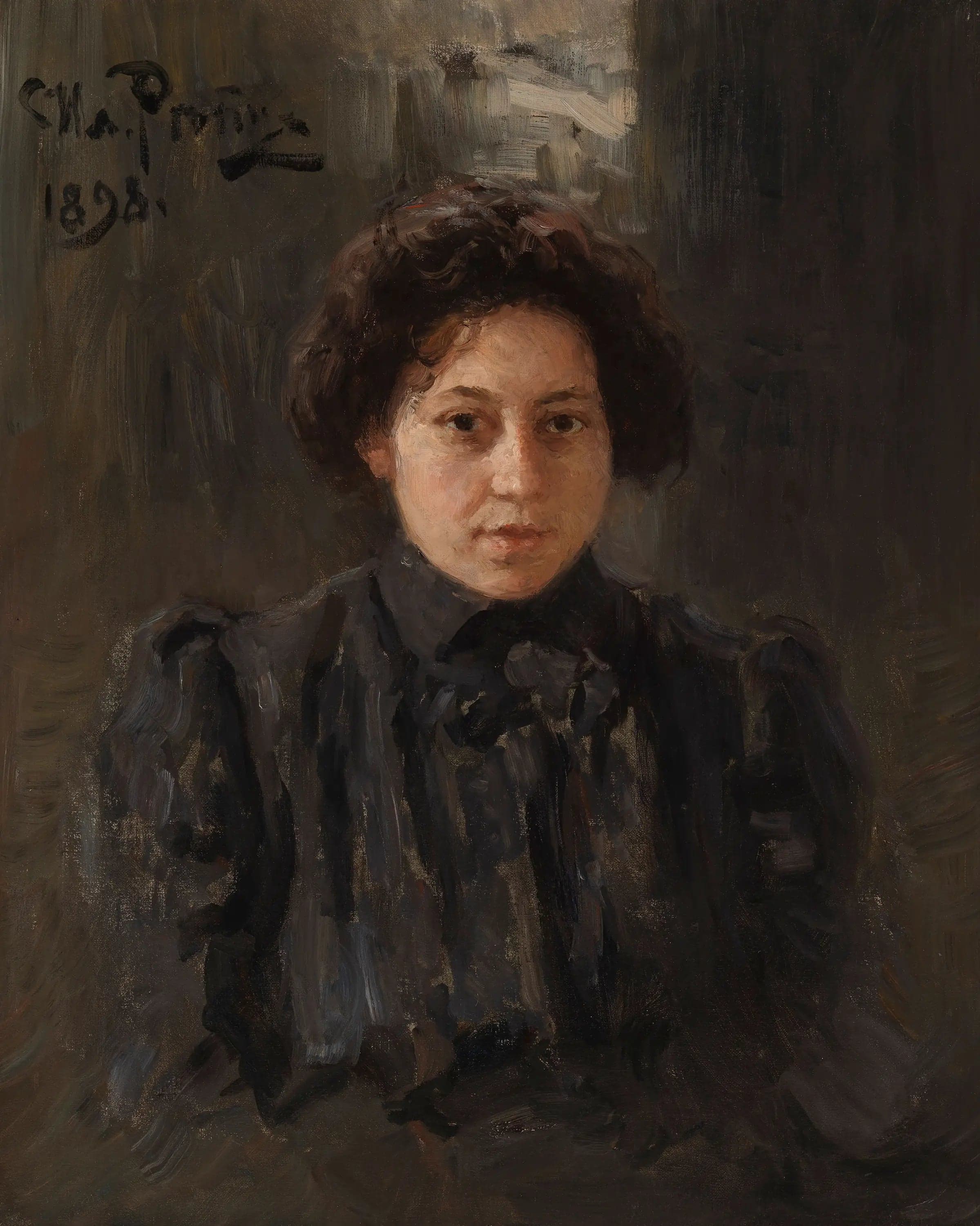 Portrait of the artist's daughter Nadezhda Repina