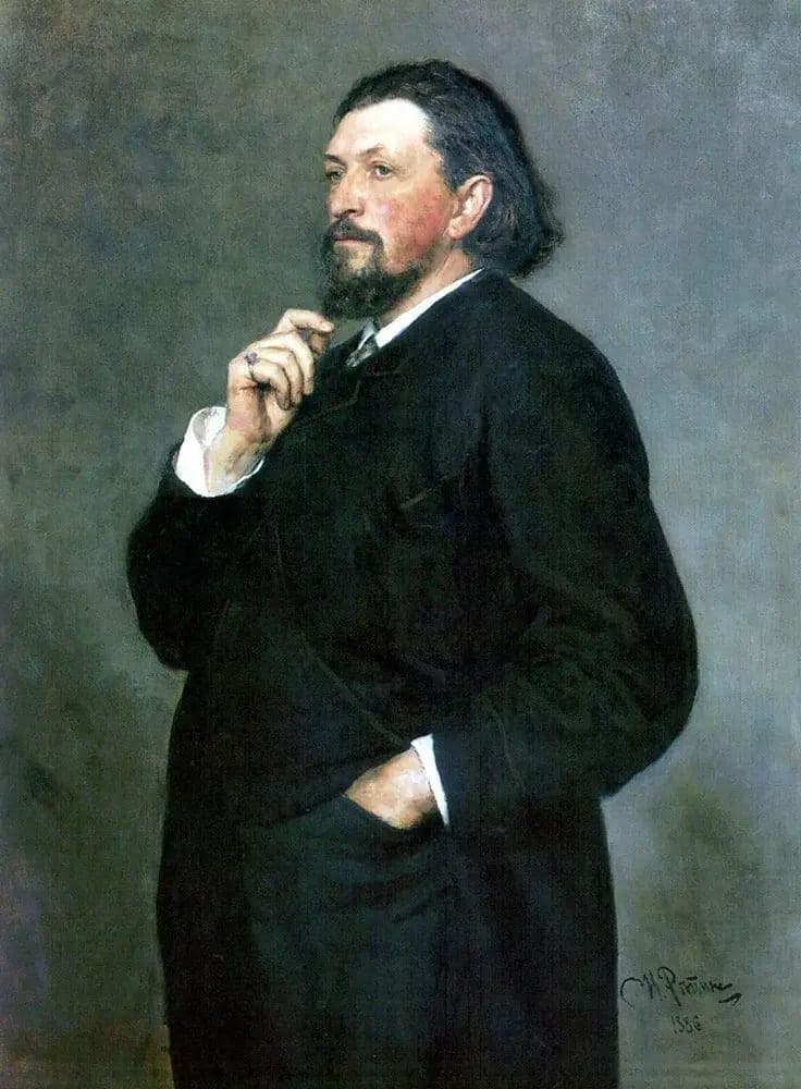 Portrait of the music publisher and patron Mitrofan Petrovich Belyayev