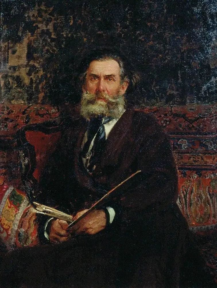 Portrait of the painter Alexeï Petrovitch Bogolioubov