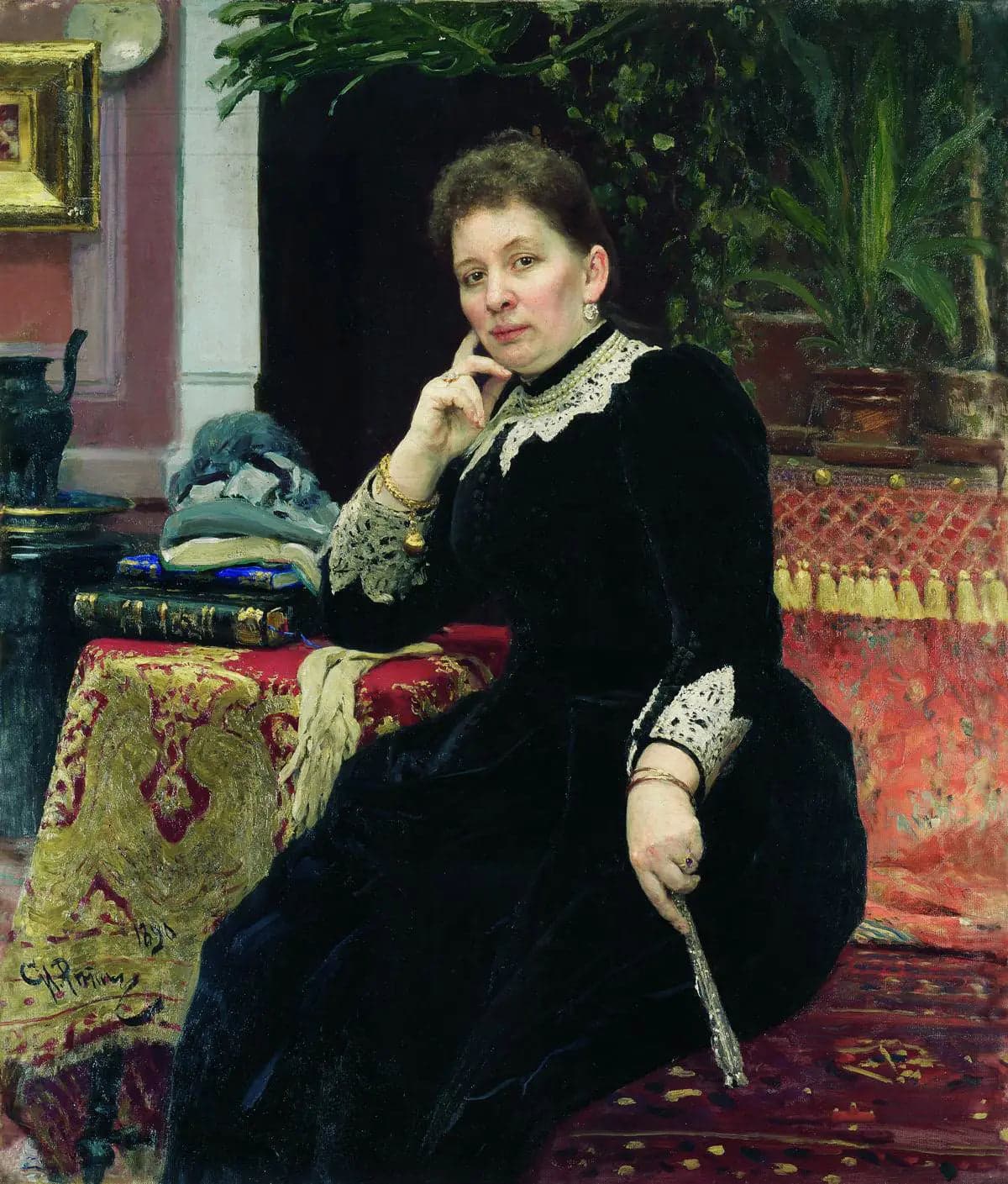Portrait of the philanthropist Olga Sergueïevna Alexandrova-Heinz