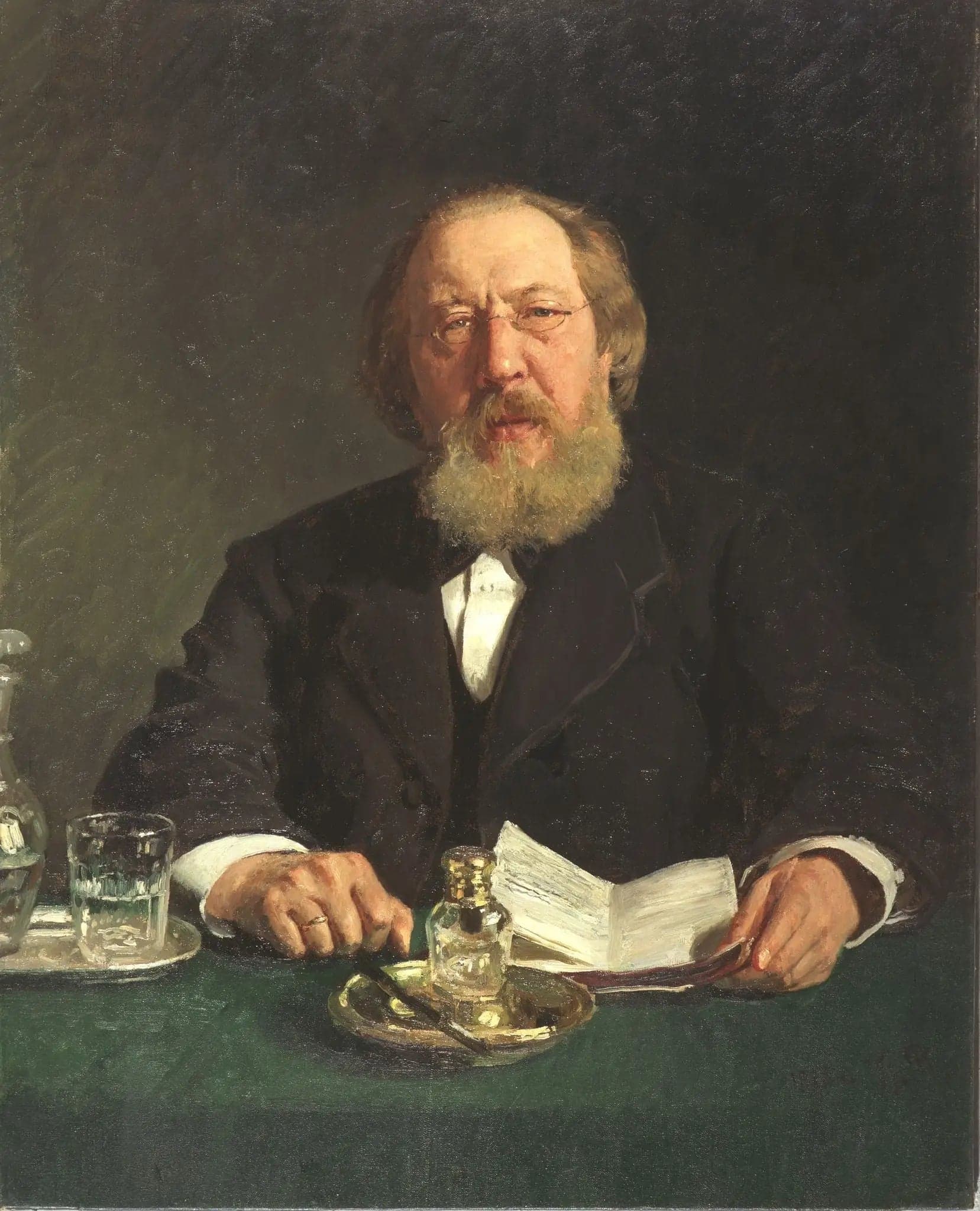 Portrait of the poet and slavophile Ivan Sergueïevitch Aksakov