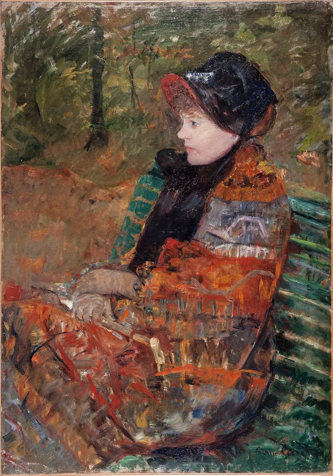 Autumn, portrait of Lydia Cassatt