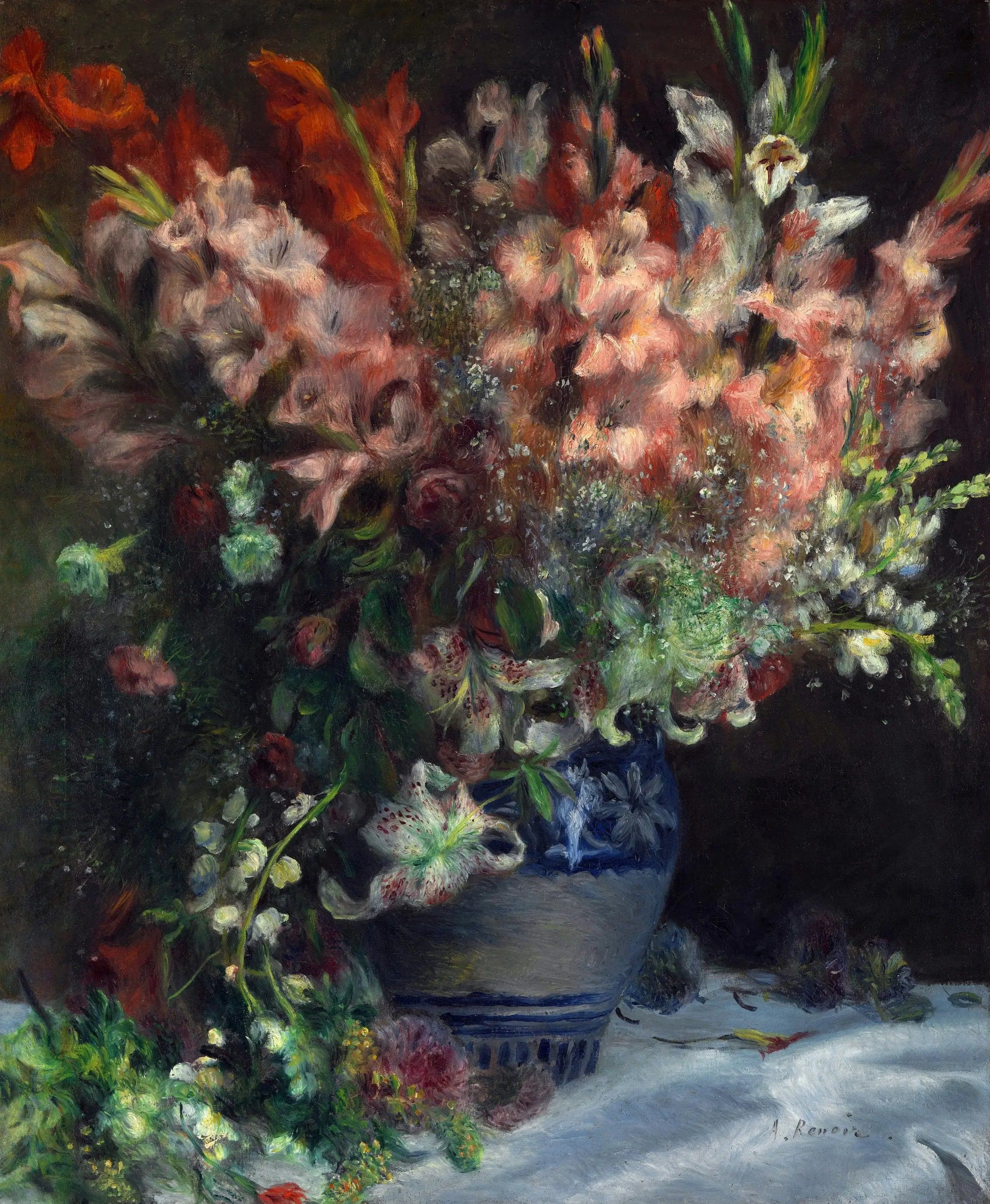 Gladiolus in a Vase - Pierre