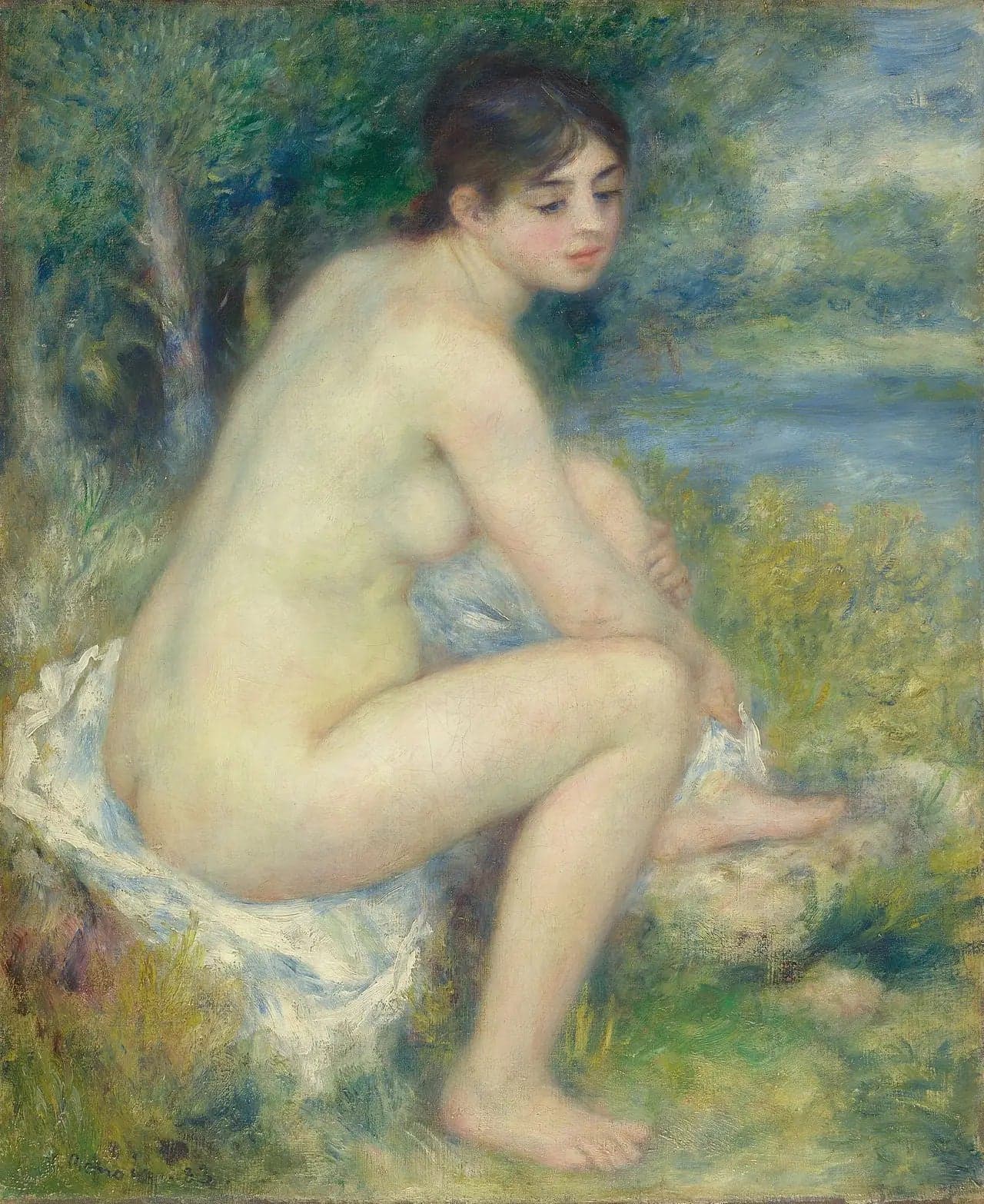 Nude Woman in a Landscape - Pierre