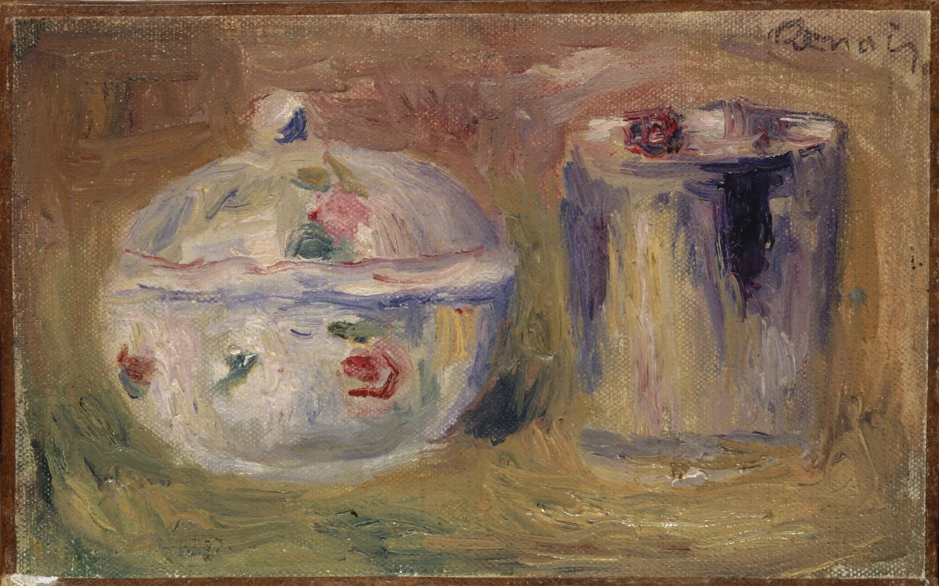 Sugar bowl and cup - Pierre