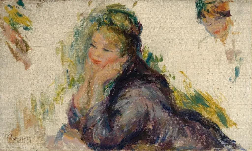 Woman Leaning - Pierre