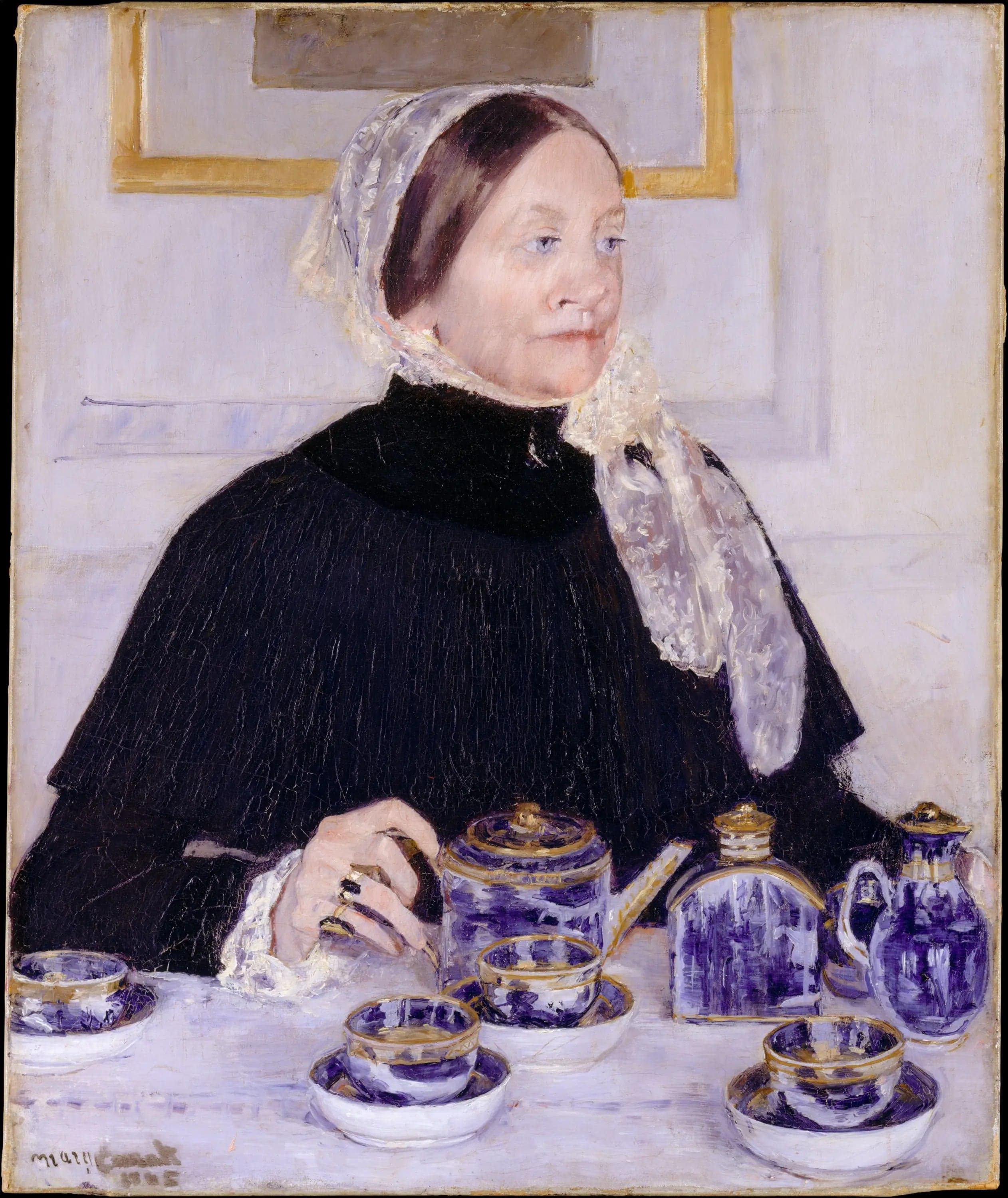 Woman at Her Tea Table