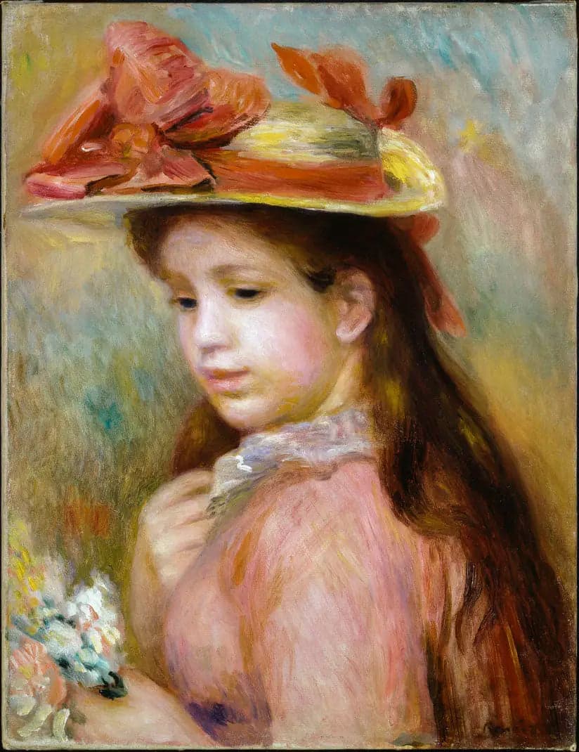 Young Girl with a Hat - Pierre