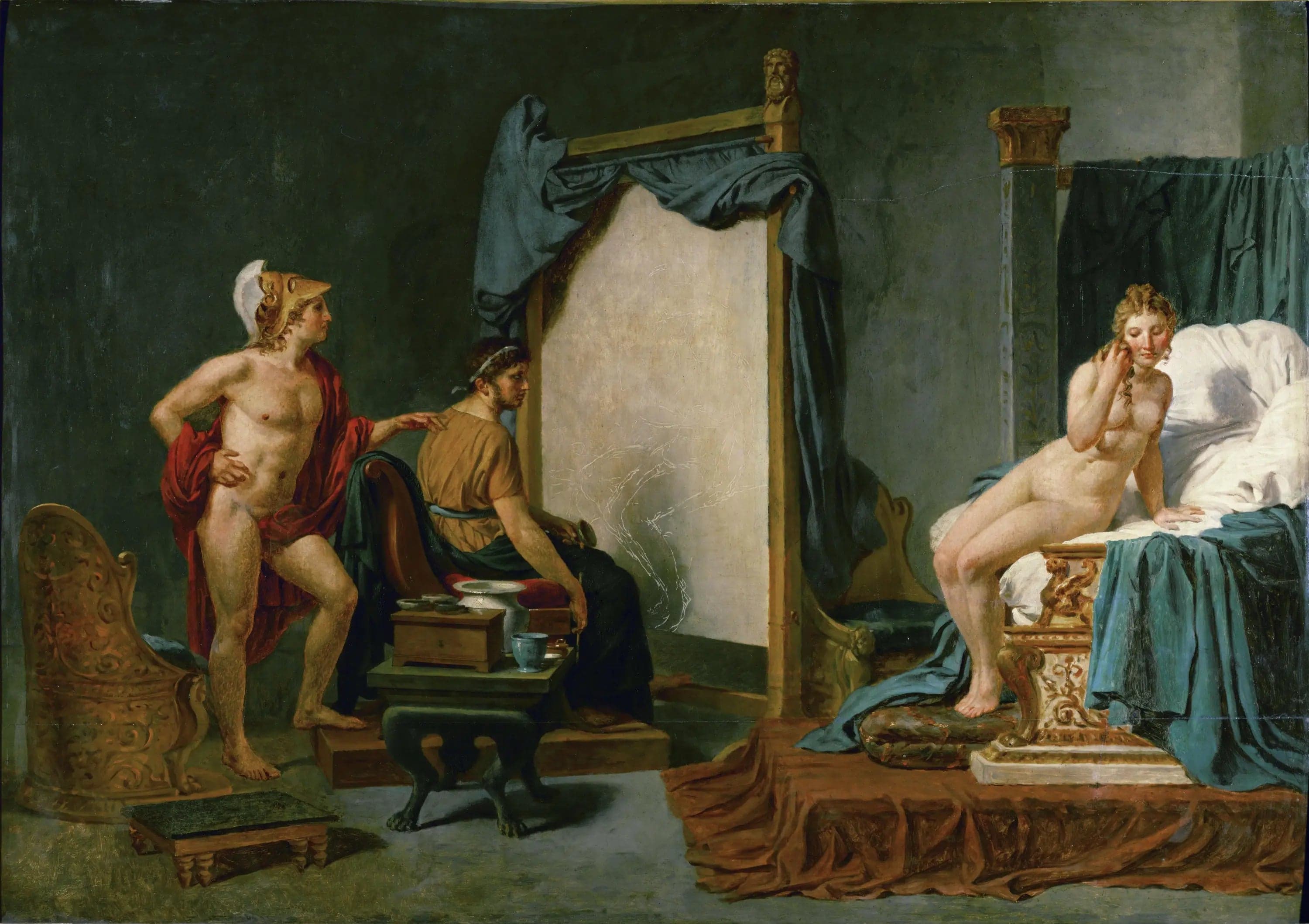 Apelles painting Campaspe in the presence of Alexander - Jacques